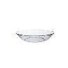 Assiette creuse en verre trempé transparent - 175mm - Papouille