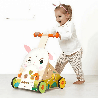 Chariot de marche Multi-Activités Lapin en bois - Papouille