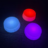 6 dalles sensorielles rondes lumineuses - Papouille