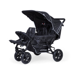 Poussette triple - compact - childhome - Papouille