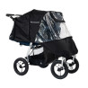 Habillage pluie pour poussette double - Papouille