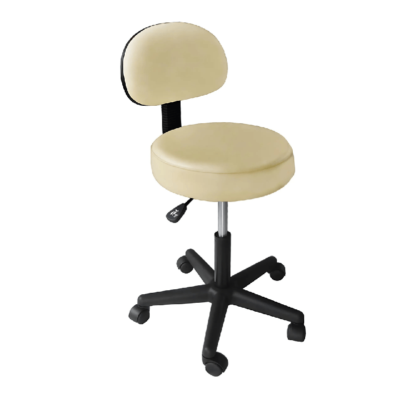 Tabouret avec dossier - Noir - Papouille