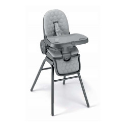 Chaise haute évolutive 4 en 1 - Gris - Papouille