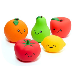 5 Fruits sensoriels souples - enfants et seniors - - Papouille