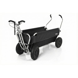 Poussette chariot jusqu'à 200 Kg - 10 enfants  - Papouille