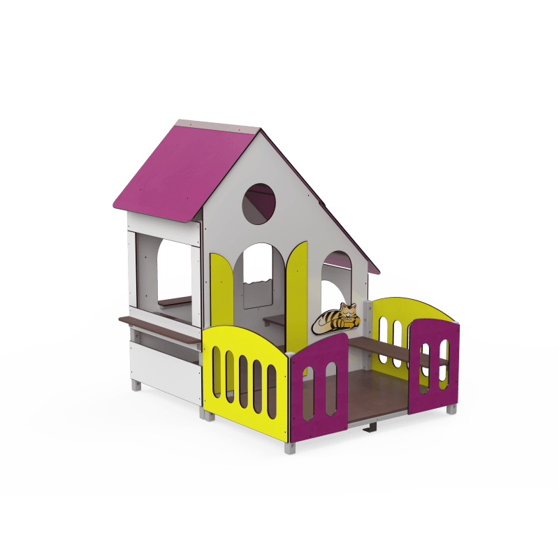 Chalet de jeux - 4 à 6 enfants - Papouille