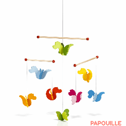 Mobile dragon en bois - Papouille