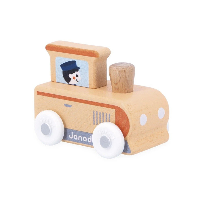 Véhicule Locomotive en bois - Papouille