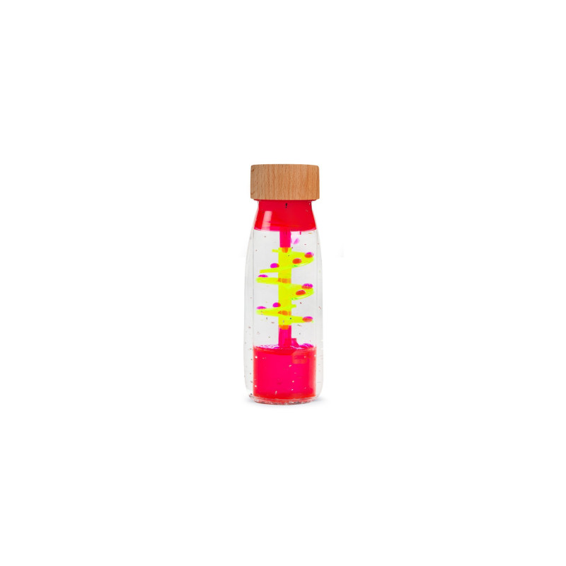 Bouteille sensorielle - spiral rose  - Papouille