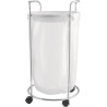 Panier à linge rond sur roulettes – 50 L - Papouille