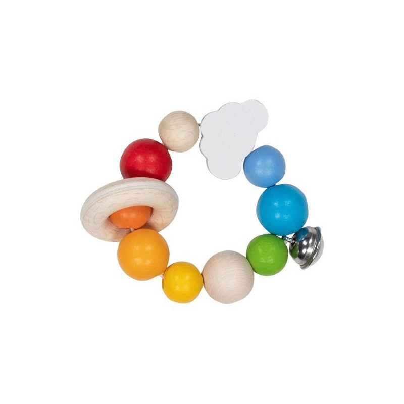 Hochet flexible - arc-en-ciel - Papouille
