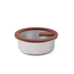 Boite de conservation - 45 cl - Inox micro-ondable - Papouille