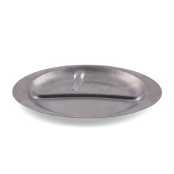 Assiette 3 compartiments - Inox micro-ondable - Papouille