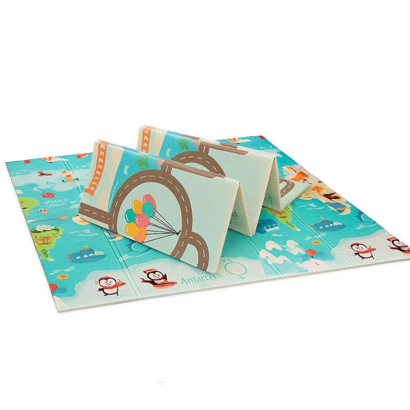 Tapis de jeu pliable XXL - réversible Mundopark - Papouille