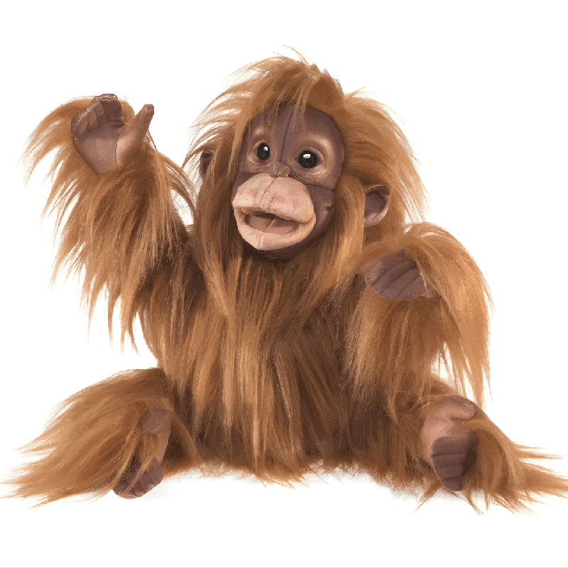 Grande marionnette - Bébé orang-outan - Papouille