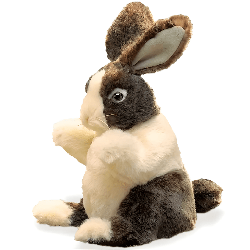 Grande marionnette - Bébé lapin hollandais  - Papouille