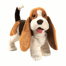 Grande marionnette - Chien Basset Hound  - Papouille