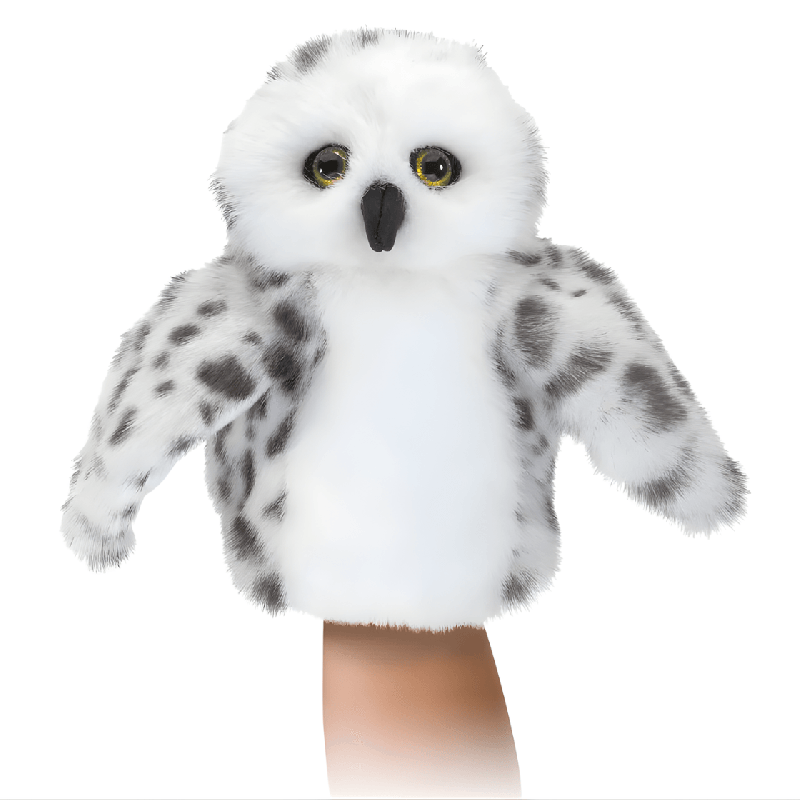 Marionnette - Petit hibou des neiges - Papouille