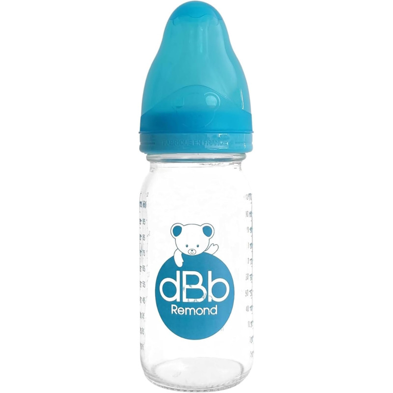 Biberon en verre regul'Air 110 ml - tétine NN silicone - Tur - Papouille