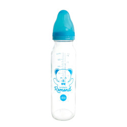 Biberon en verre regul'Air 240 ml - tétine NN silicone - Papouille