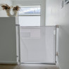 Barrière rétractable jusqu'à 140 cm - Gris  - Papouille