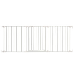 Barrière rétractable 74,5 cm jusqu’à 1,95 m - Blanc - Papouille