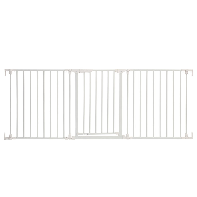 Barrière rétractable 74,5 cm jusqu’à 1,95 m - Blanc - Papouille