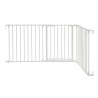 Barrière rétractable 74,5 cm jusqu’à 1,95 m - Blanc - Papouille