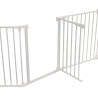 Barrière rétractable 74,5 cm jusqu’à 1,95 m - Blanc - Papouille