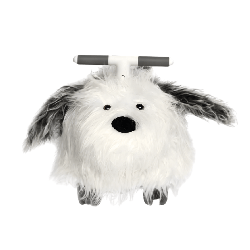 Porteur Hairies - Chien Scuffy - Papouille