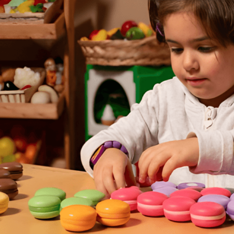 Jeu éducatif - macarons - Papouille