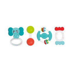 Coffret 4 hochets  - Papouille