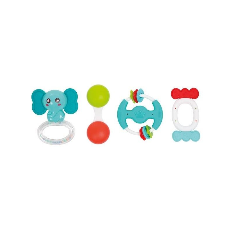 Coffret 4 hochets  - Papouille