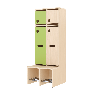  Garde-robe 2 places avec assise - T1 - Papouille
