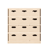 Meuble de rangement 12 bacs - MELU - Papouille