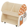 Bibliothèque crèche champignon - Papouille