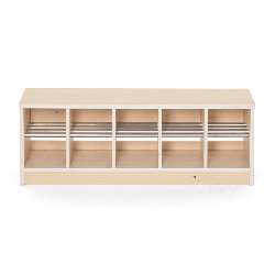 Banc vestiaire 8 casiers 99x33x35cm - Pomi - Papouille