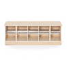 Banc vestiaire 8 casiers 99x33x35cm - Pomi - Papouille