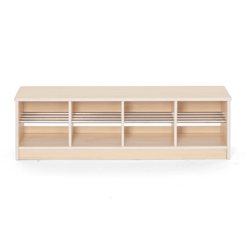 Banc vestiaire 8 casiers 120x33x35cm - Mopi - Papouille