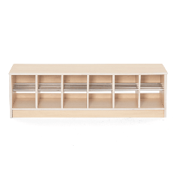Banc vestiaire 12 casiers 120x33x35cm - Zomi - Papouille