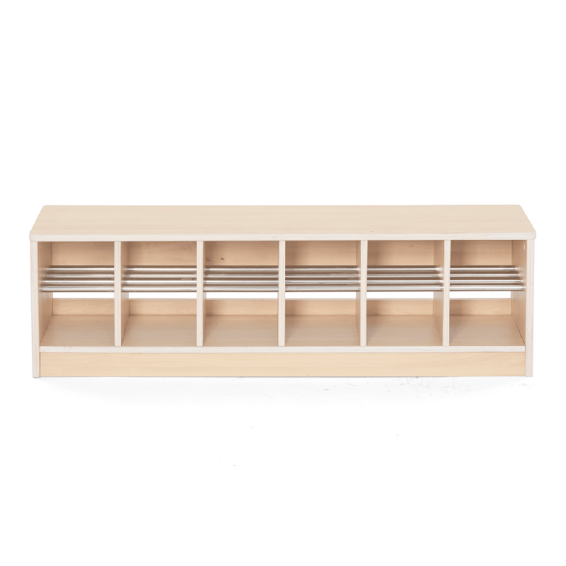 Banc vestiaire 12 casiers 120x33x35cm - Zomi - Papouille