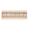 Banc vestiaire 12 casiers 120x33x35cm - Zomi - Papouille