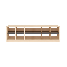 Banc vestiaire 12 casiers 120x33x35cm - Zomi - Papouille