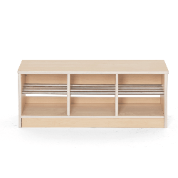 Banc vestiaire 6 casiers 90x33x35cm - Nami - Papouille