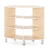 Meuble de rangement arrondi 6 cases - Lou - Papouille