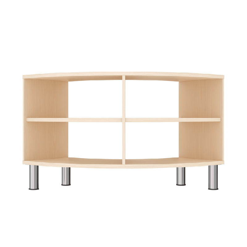 Meuble de rangement arrondi 4 cases - Blum - Papouille
