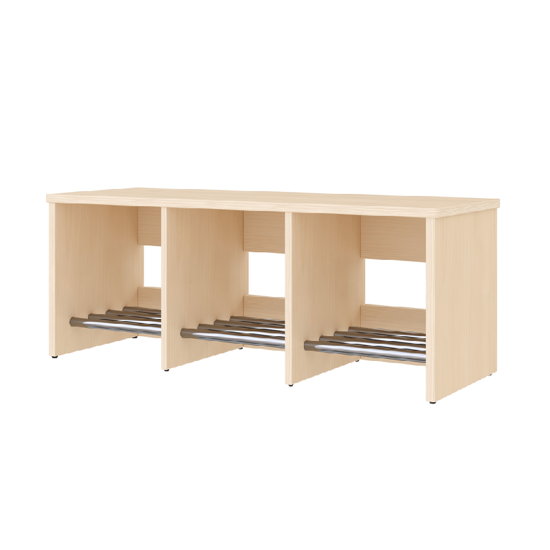 Banc de vestiaire 3 cases 90 cm - Maya - Papouille