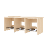 Banc de vestiaire 3 cases 90 cm - Maya - Papouille