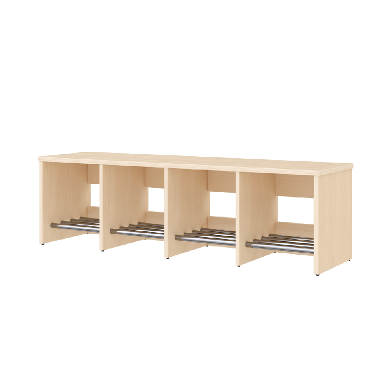 Banc de vestiaire 3 cases 90 cm - Maya - Papouille