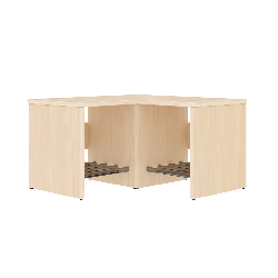 Banc vestiaire d'angle 2 casiers  - Papouille